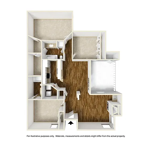 Floor plan Oakmont-C1