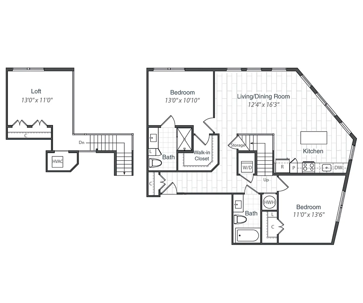 Floor plan B17L-1415