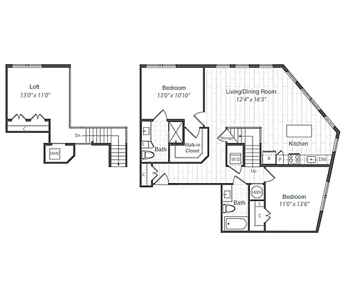 Floor plan B17L-1415