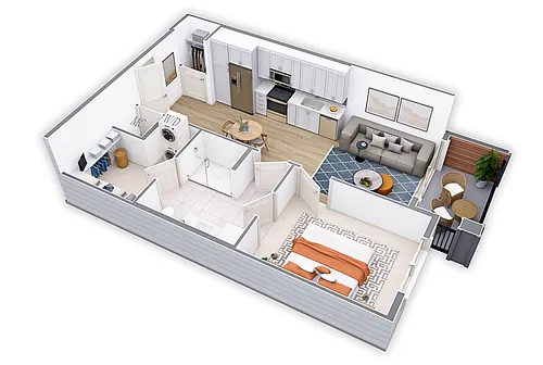Floor plan Canvas