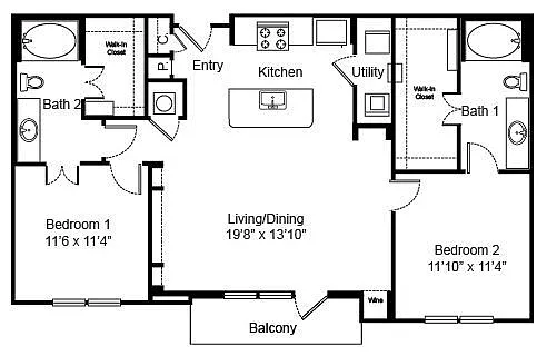 Floor plan B1