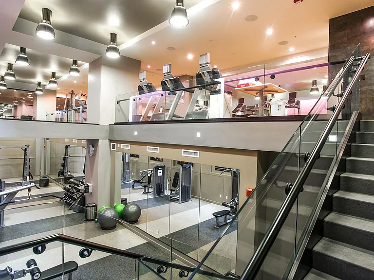 Fitness center at Leo at Waterfront Station