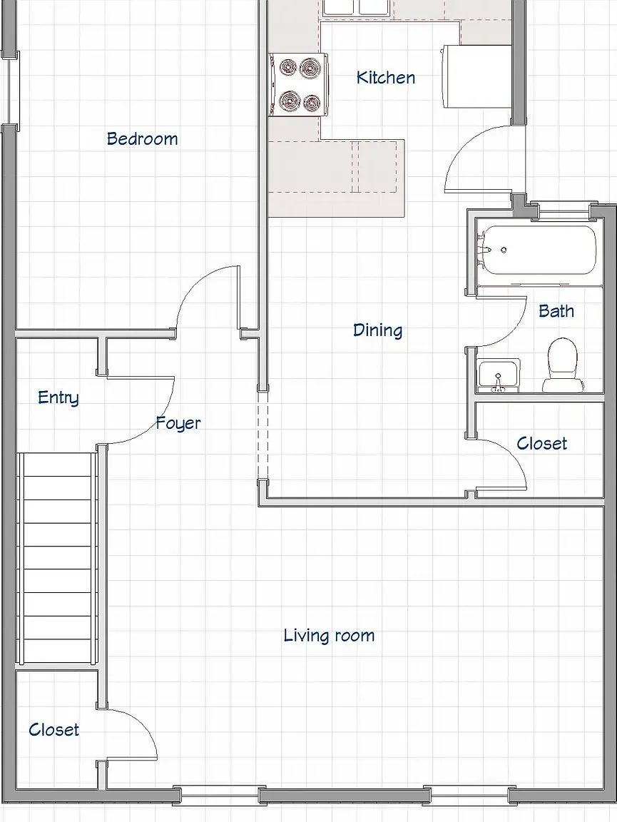1 bed, 800 sqft, $940 — Photo 1