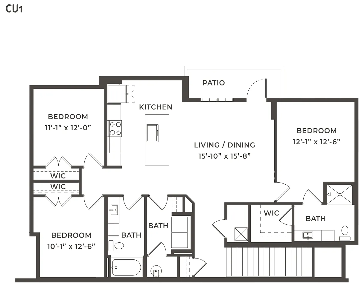 Floor plan Copper Harbor