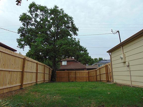 Backyard from patio