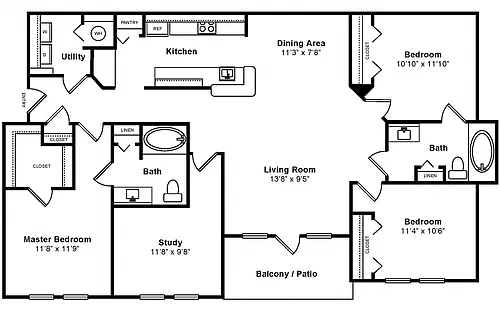 Floor plan The Verona