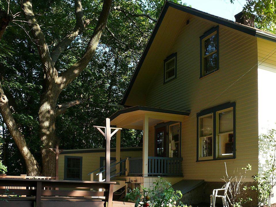 back deck & garage