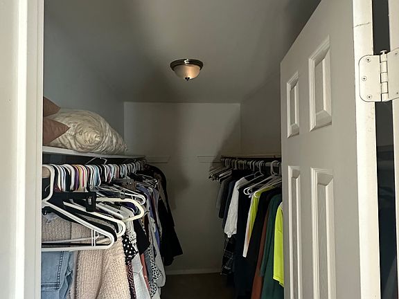Large walk in closet in the Master bedroom.