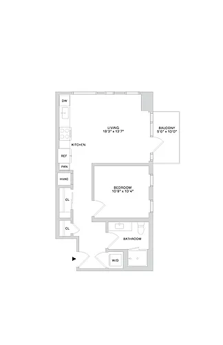 Floor plan B11 1X1