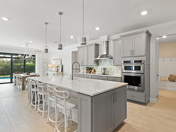 Kitchen with large center island