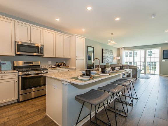 Kitchen with spacious island