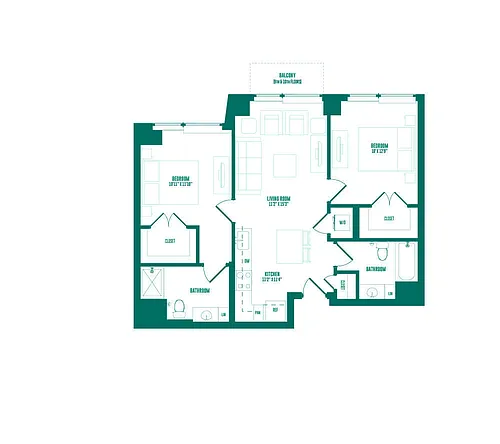 Floor plan B1H2