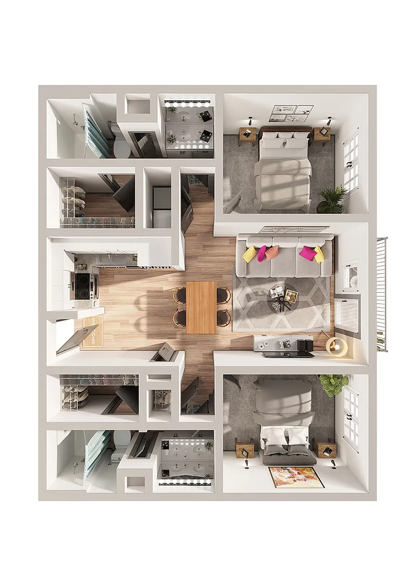 Floor plan B2D