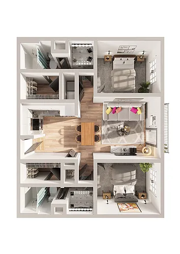 Floor plan B2D