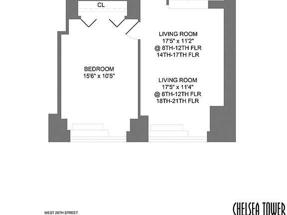 2nd image of 100 W 26th St #21B1