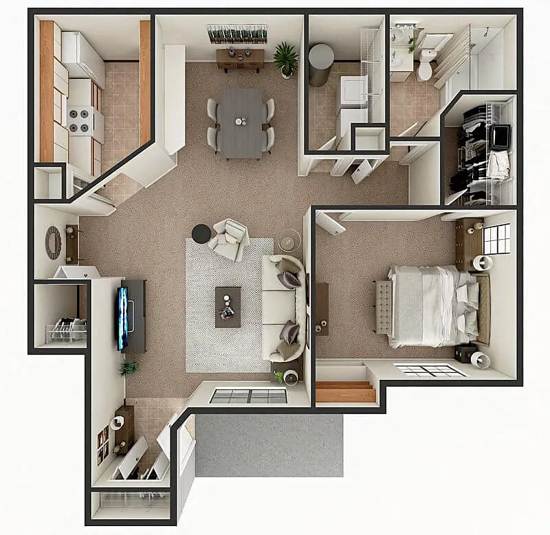 Floor plan Ashbury B 1st Floor