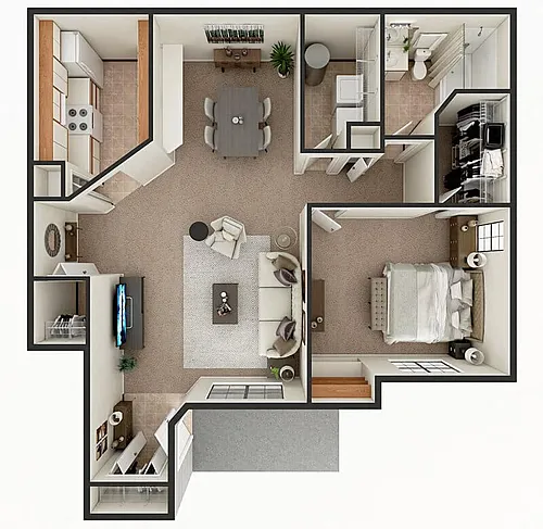 Floor plan Ashbury B 1st Floor