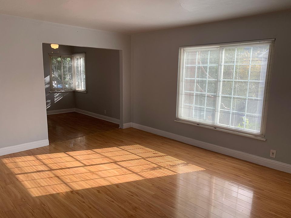 Living room and dining room