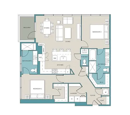 Floor plan B12