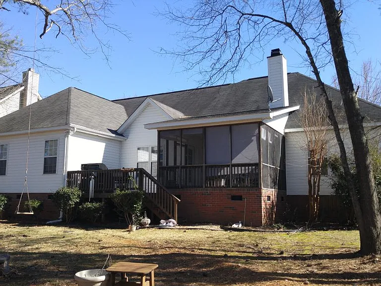 Backside of house