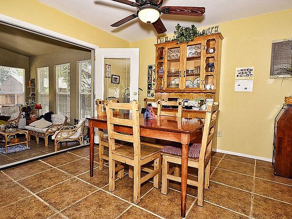 Dining walks out to sunroom