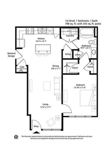 Floor plan A1G