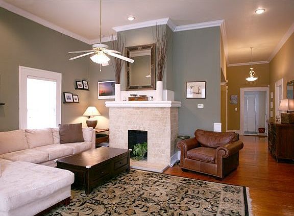 You will be greeted by 12 ft ceilings and heavy trim as you walk into the hous