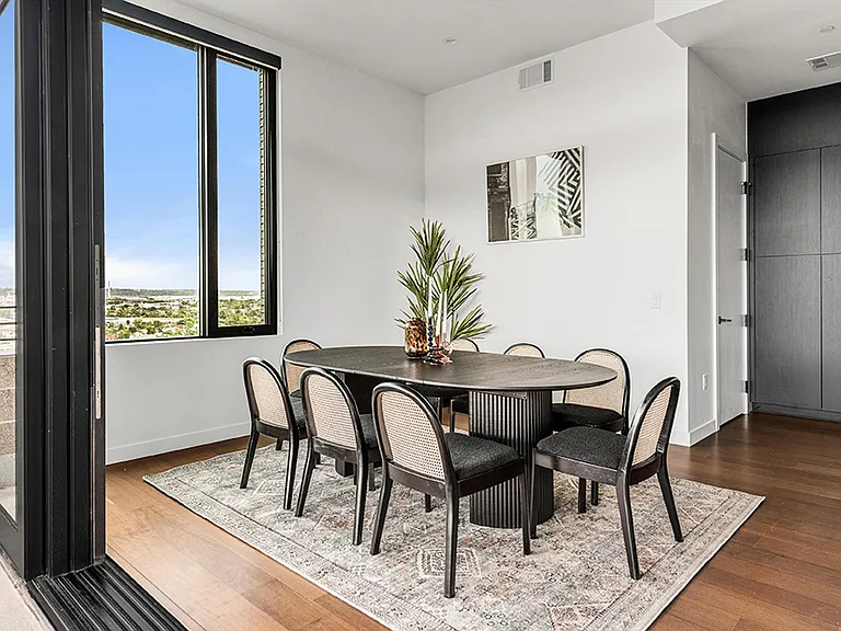 Space enough for a large kitchen table