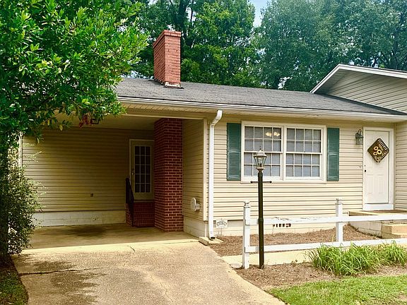 Front door and carport