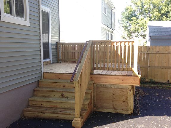 New deck for entertaining