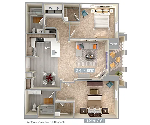 Floor plan B1-1-1043