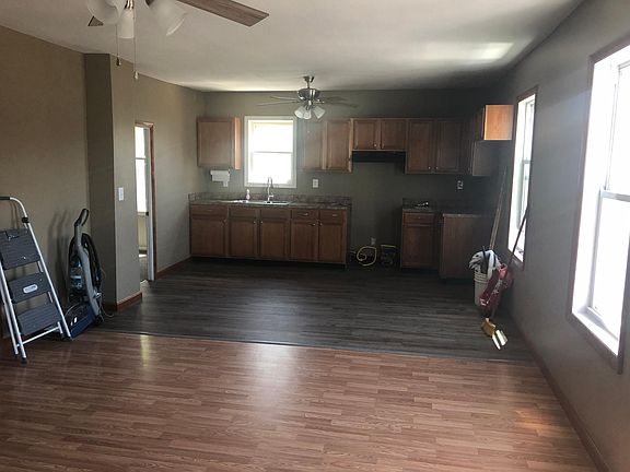 Living room and kitchen