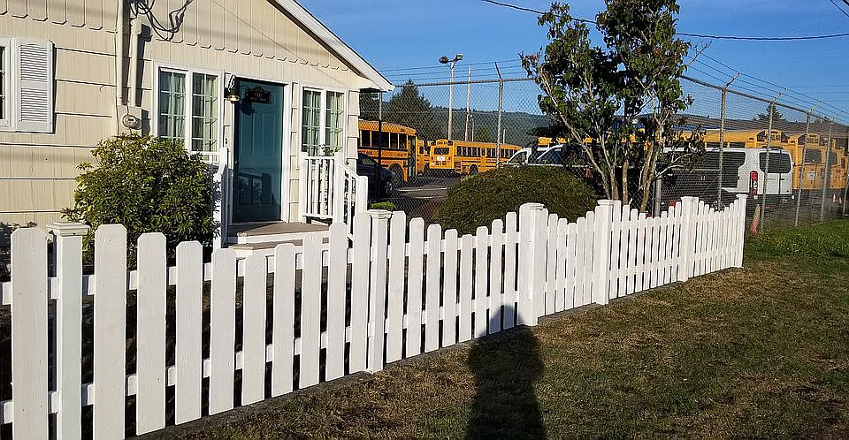 front fence view