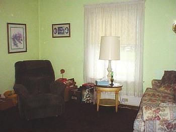 Nice size living room.