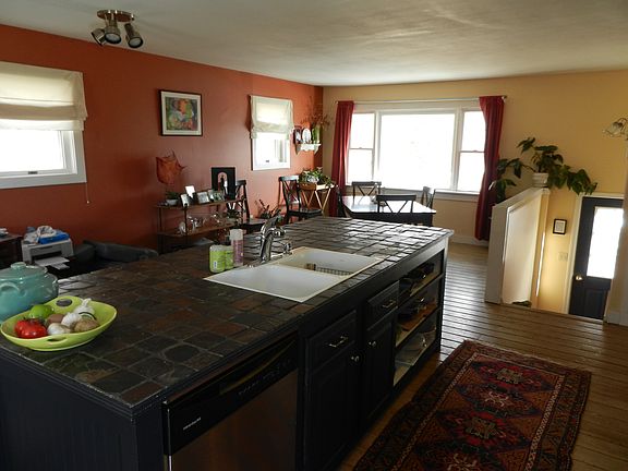 Island into Dining room