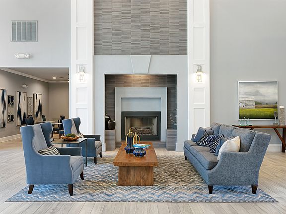 Clubhouse with fireside lounge