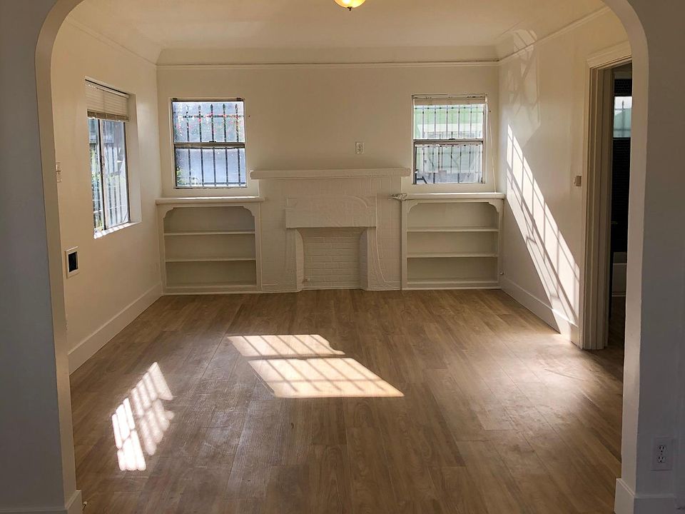 Dining room overlooking the living room