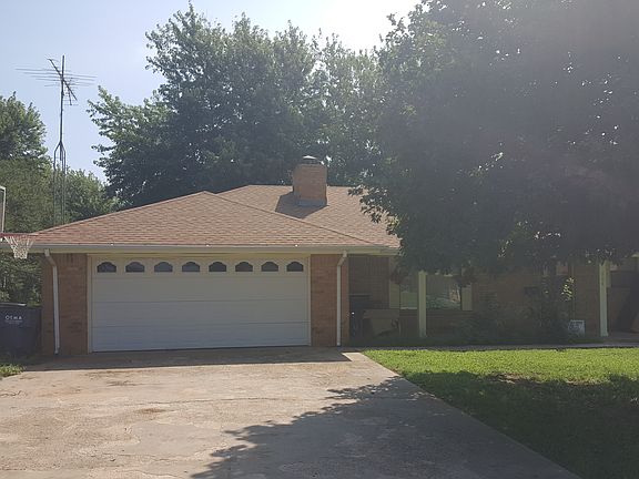 front view - attached garage