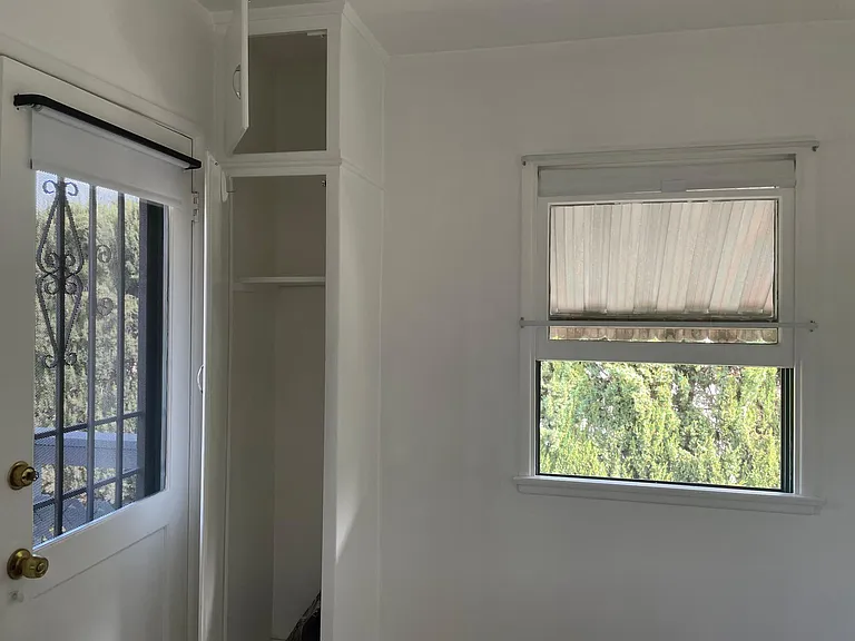 Utility closet in kitchen