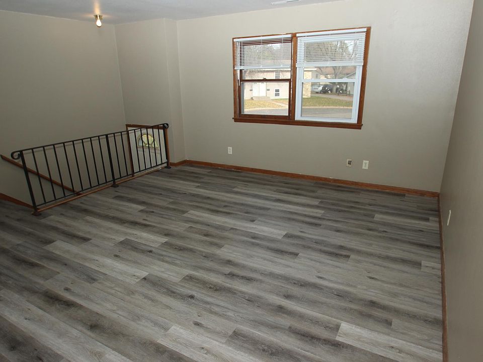 Living room area with new vinyl plank flooring!