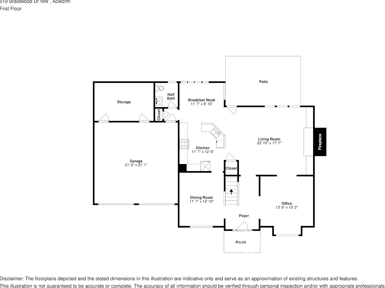 619 Braidwood Dr NW Acworth, GA 30101 — Photo 3