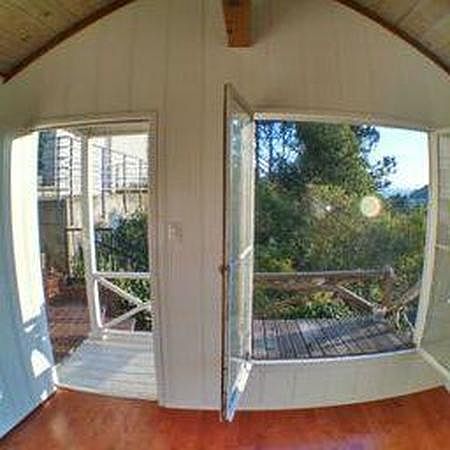Front Door and Ocean View Window