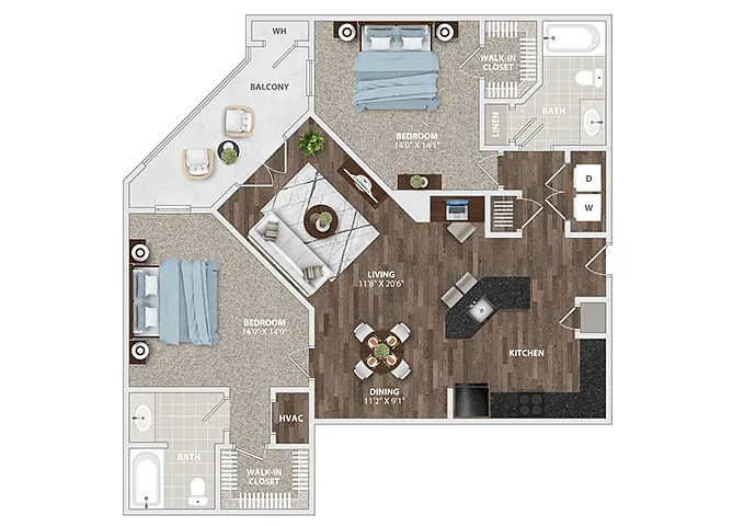 Floor plan Bundrick