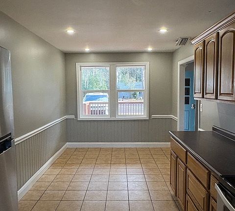 The dining room