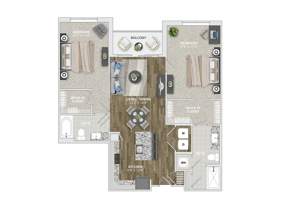 Floor plan B3B