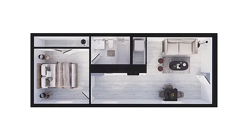 Floor plan 1 Bedroom