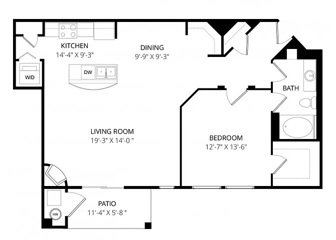 Floor plan Positano