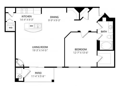 Floor plan Positano