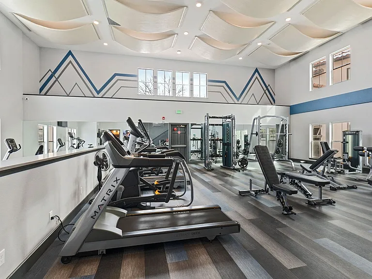 Our spacious two-story fitness center offers a variety of equipment to meet your needs.