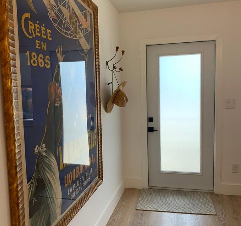 Front door from dining